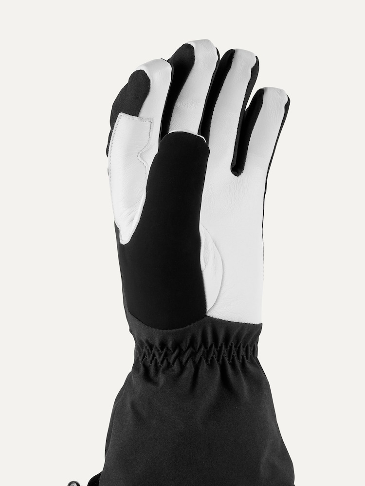 Negro - Sealskinz Womens Fransham Waterproof Thermal Ski Gauntlet Gloves - Imagen 2 de 3