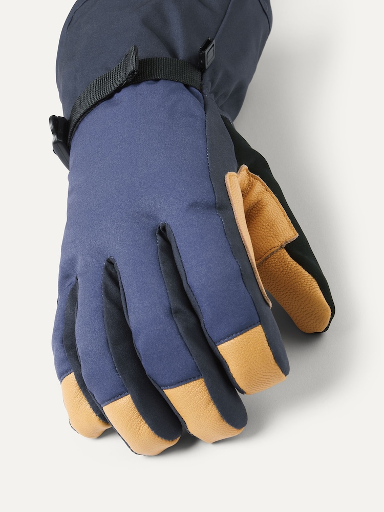 Azul - Guantes impermeables térmicos de esquí Fransham Gauntlet de Sealskinz - Imagen 3 de 3