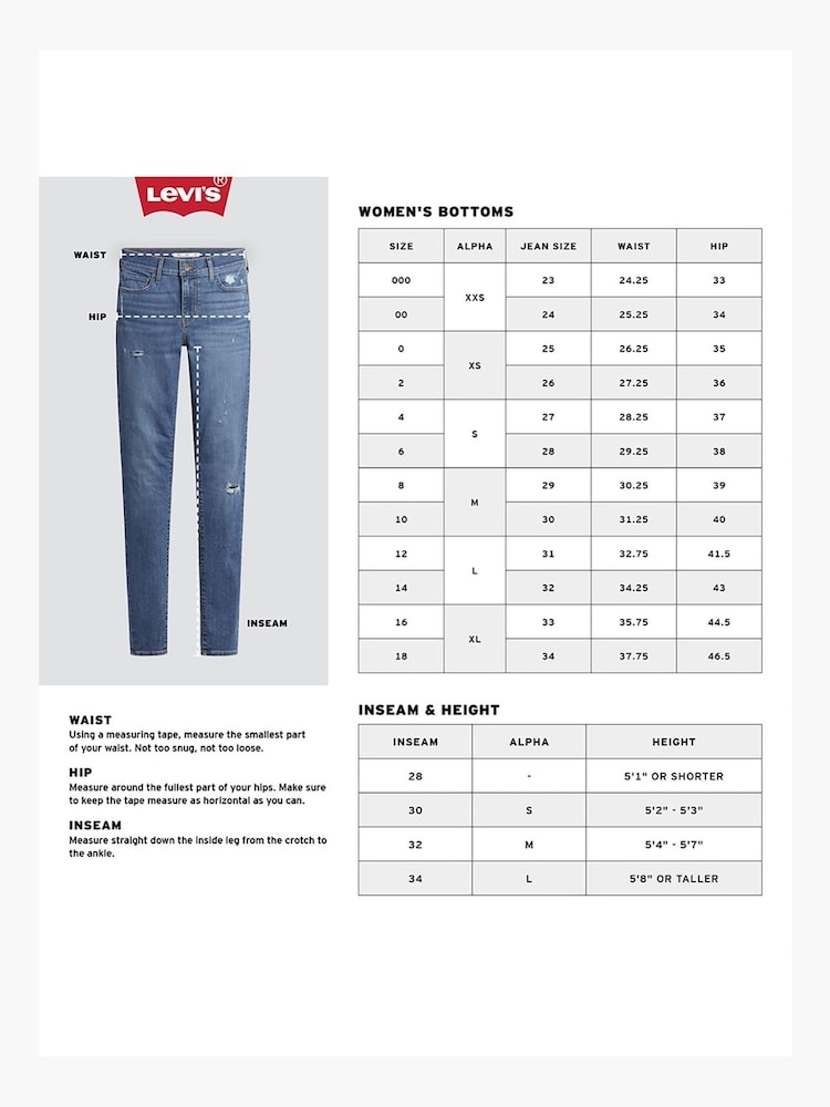 Levi's® White 311 Shaping Straight Jeans - Image 7 of 7 Levi's® White 311 Shaping Straight Jeans - Image 7 of 7