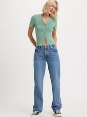 Синий - Levi's® 501® 90's 100% Cotton Jeans - Image 3 of 9
