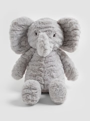 JoJo Maman Bébé Grey Elbert Elephant Personalised Soft Toy Medium - Image 2 of 9