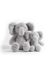 JoJo Maman Bébé Grey Elbert Elephant Personalised Soft Toy Medium - Image 5 of 9