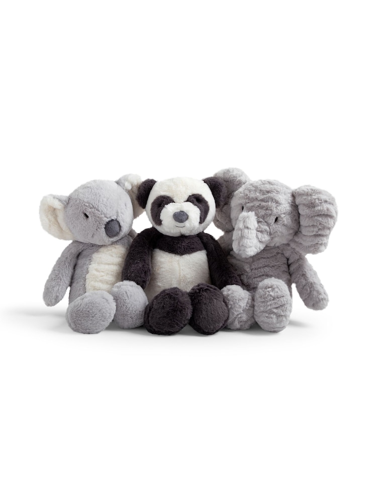 JoJo Maman Bébé Grey Elbert Elephant Personalised Soft Toy Medium - Image 9 of 9