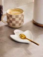 White Gus the Ghost Speckle Spoon Rest - Image 1 of 3