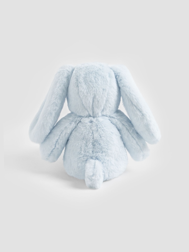 JoJo Maman Bébé Benny Personalised Bunny - Small Soft Blue - Image 2 of 8