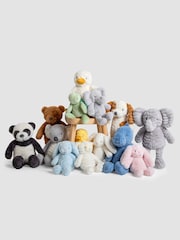 JoJo Maman Bébé Benny Personalised Bunny - Small Soft Blue - Image 5 of 8