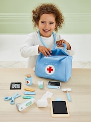 JoJo Maman Bébé Blue Personalised Doctor's Playset - Image 9 of 11