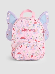 JoJo Maman Bébé Personalised Fairy Printed Backpack with Wings - Image 1 of 4