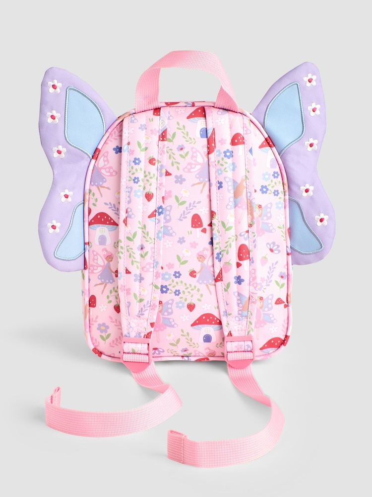 JoJo Maman Bébé Personalised Fairy Printed Backpack with Wings - Image 6 of 6