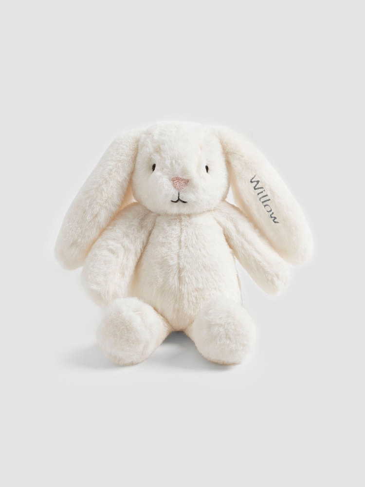 JoJo Maman Bébé Personalised Bunny - Small White - Image 1 of 4