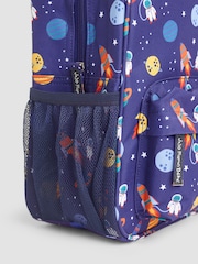 JoJo Maman Bébé Blue Personalised Space Medium Backpack - Image 7 of 7