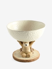 Natural Bertie Bear Fruit Bowl - Image 5 of 6