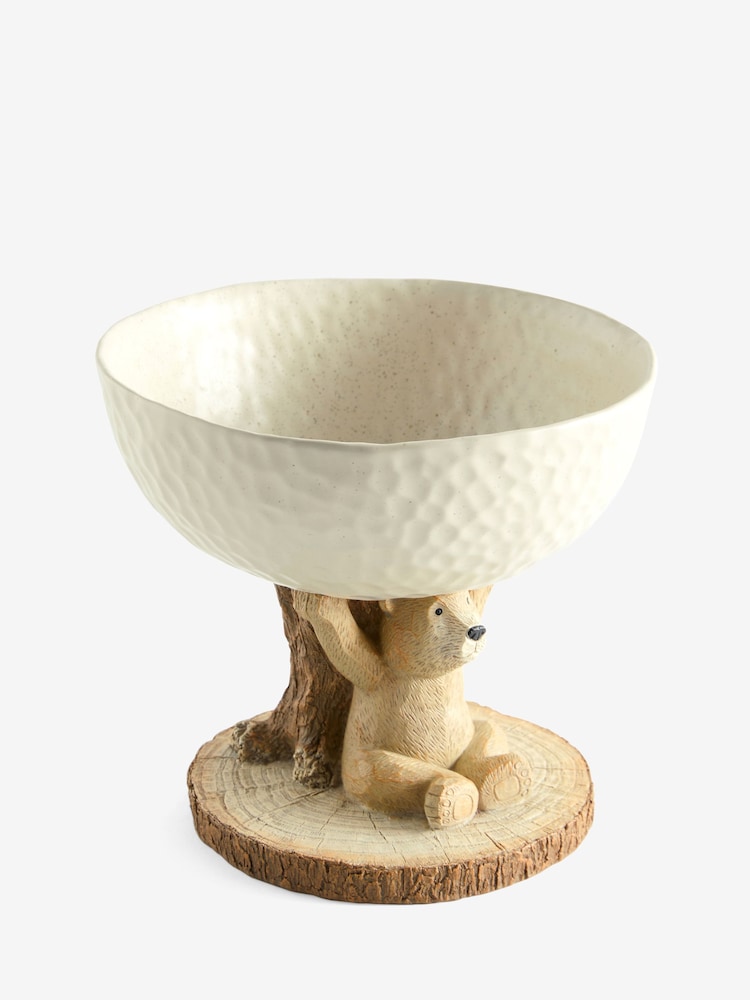 Natural Bertie Bear Fruit Bowl - Image 6 of 6 Natural Bertie Bear Fruit Bowl - Image 6 of 6