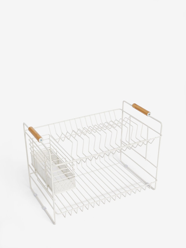 Cream Wire 2 Tier Drainer - Image 1 of 1