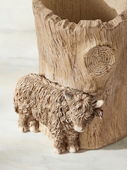 Natural Hamish The Highland Cow Utensil Pot - Image 3 of 5