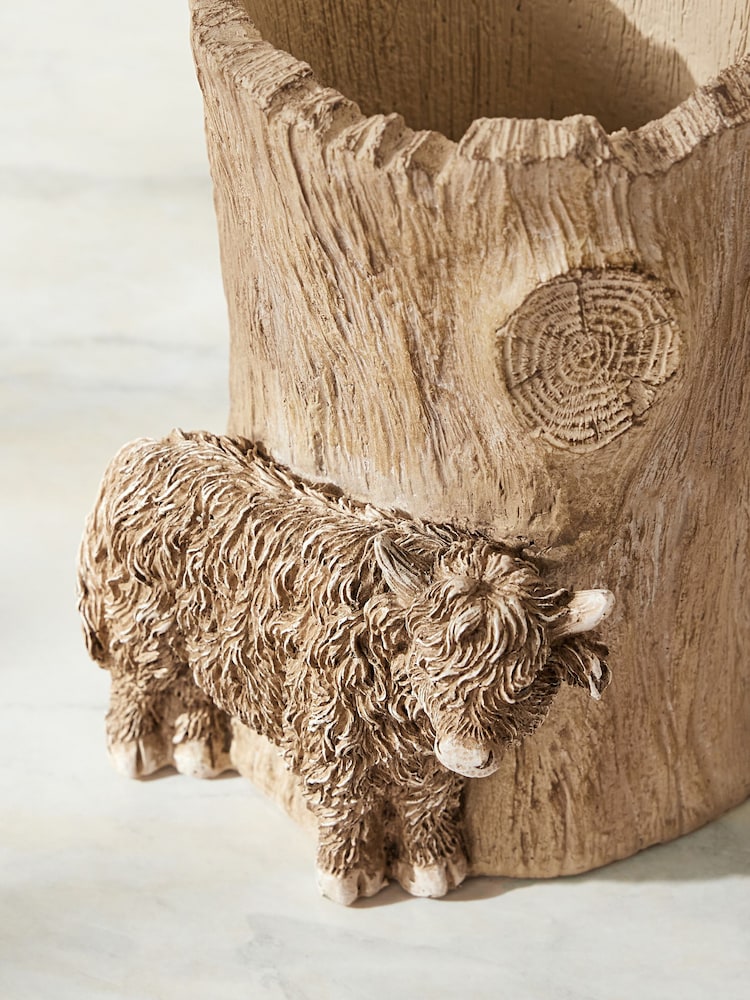 Natural Hamish The Highland Cow Utensil Pot - Image 3 of 5