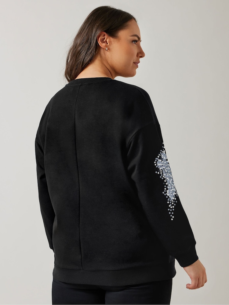 Evans Sequin Sweatshirt - Image 2 of 5
