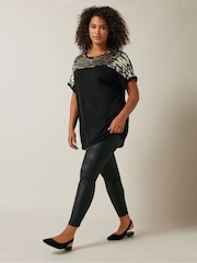 Evans Пайетки Yoke Top - Изображение 2 из 5