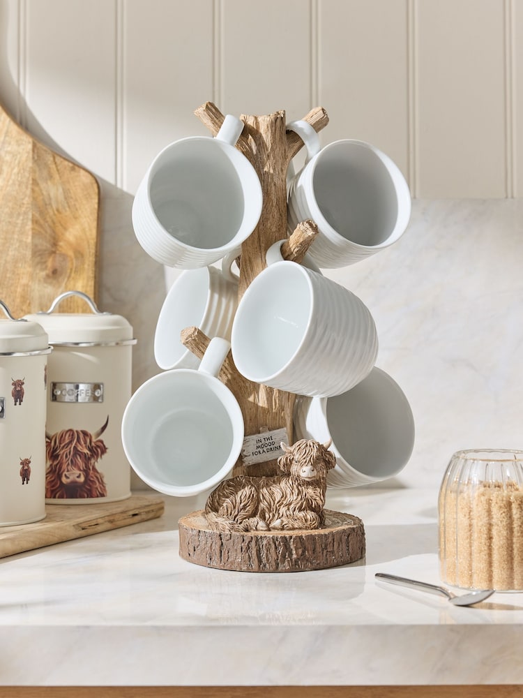 Hamish The Altoland Cow Mug Tree - Imagen 2 de 5