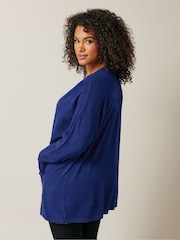 Evans Blue Seam Detail Jumper - Image 3 of 5