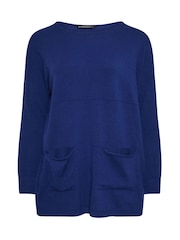 Evans Blue Seam Detail Jumper - Image 5 of 5