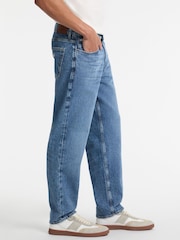 Guess Jeans Blue Denim Relaxed Fit Tapered 100% Cottton Jeans - Image 2 of 5