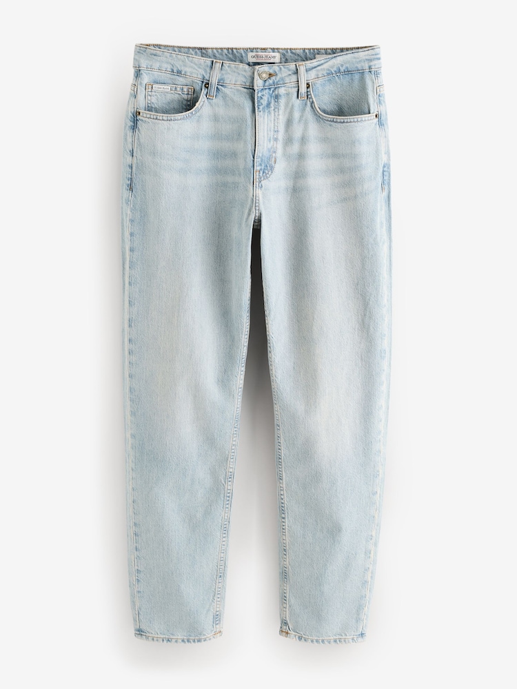 Guess Jeans Light Blue Denim Relaxed Fit Tapered 100% Cottton Jeans - Image 1 of 1