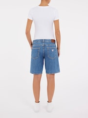 Guess Jeans Blue Denim Regular Fit Denim Shorts - Image 2 of 3