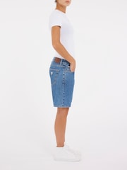 Guess Jeans Blue Denim Regular Fit Denim Shorts - Image 3 of 3