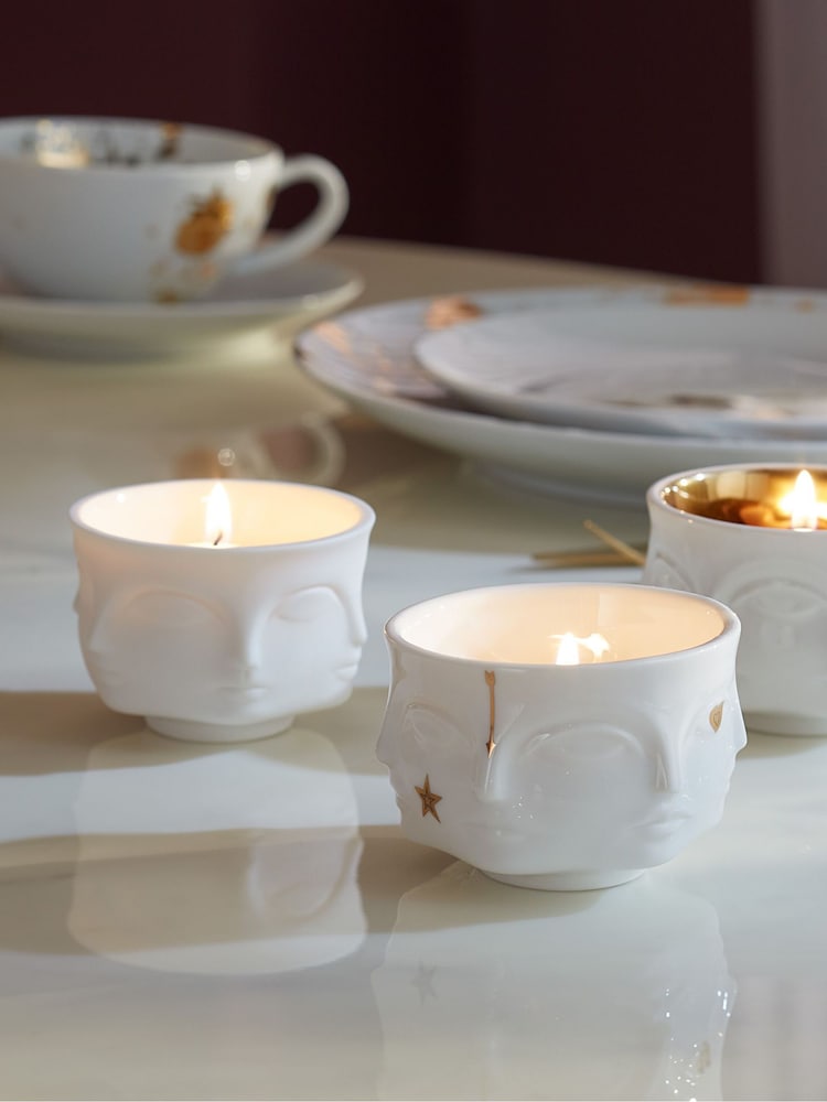 Jonathan Adler White Muse Votive Candle Holder - Image 1 of 3