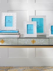 Jonathan Adler White Charade Moulding Frame - Image 1 of 3