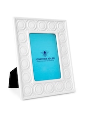 Jonathan Adler White Charade Moulding Frame - Image 2 of 3