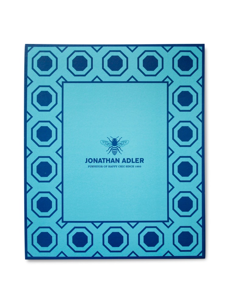 Jonathan Adler White Charade Moulding Frame - Image 3 of 3 Jonathan Adler White Charade Moulding Frame - Image 3 of 3