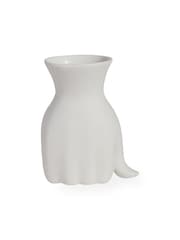 Jonathan Adler White Marcel Vase - Image 6 of 7