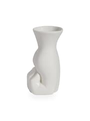 Jonathan Adler White Marcel Vase - Image 7 of 7