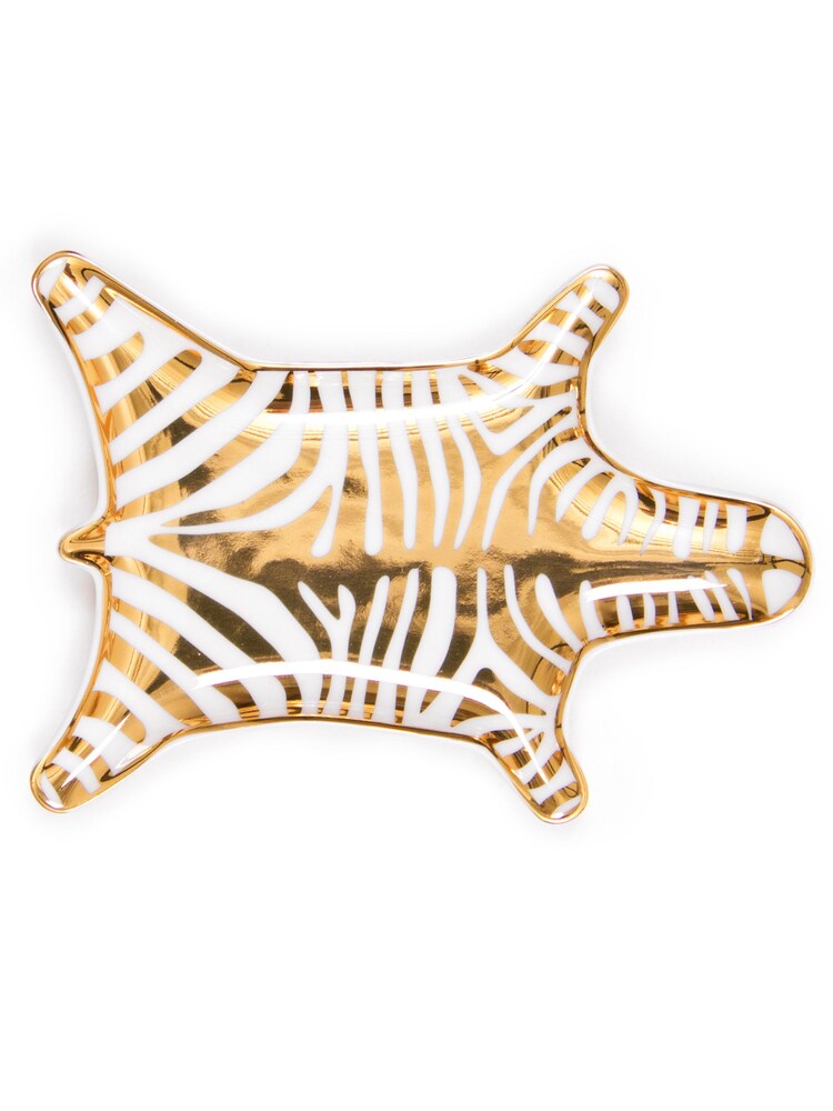 Jonathan Adler Gold Zebra Stacking Dish - Image 2 of 3 Jonathan Adler Gold Zebra Stacking Dish - Image 2 of 3