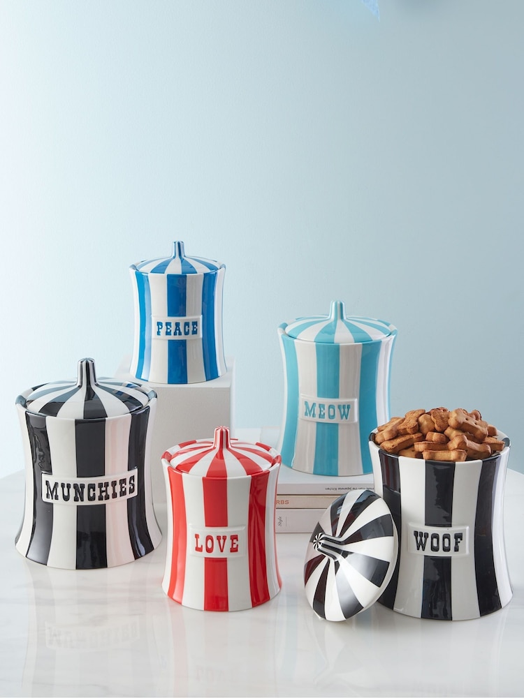 Jonathan Adler Black Vice Munchies Canister - Image 1 of 2