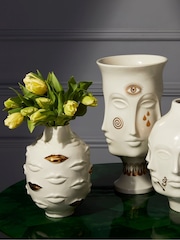 Jonathan Adler Gold Gilded Gala Round Vase - Image 1 of 8