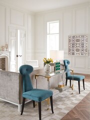 Jonathan Adler Gold Gilded Gala Round Vase - Image 6 of 8