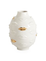 Jonathan Adler Gold Gilded Gala Round Vase - Image 7 of 8