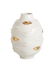Jonathan Adler Gold Gilded Gala Round Vase - Image 8 of 8