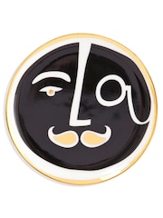 Jonathan Adler Set of 4 Black Marseilles Coasters - Image 7 of 7