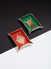 Jonathan Adler Green Tiger Valet Tray - Image 1 of 5