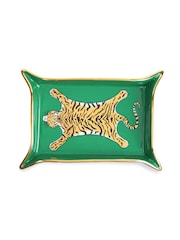 Jonathan Adler Green Tiger Valet Tray - Image 3 of 5