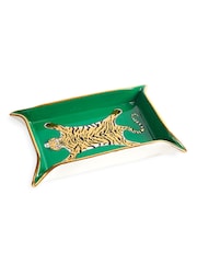 Jonathan Adler Green Tiger Valet Tray - Image 4 of 5