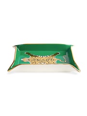 Jonathan Adler Green Tiger Valet Tray - Image 5 of 5