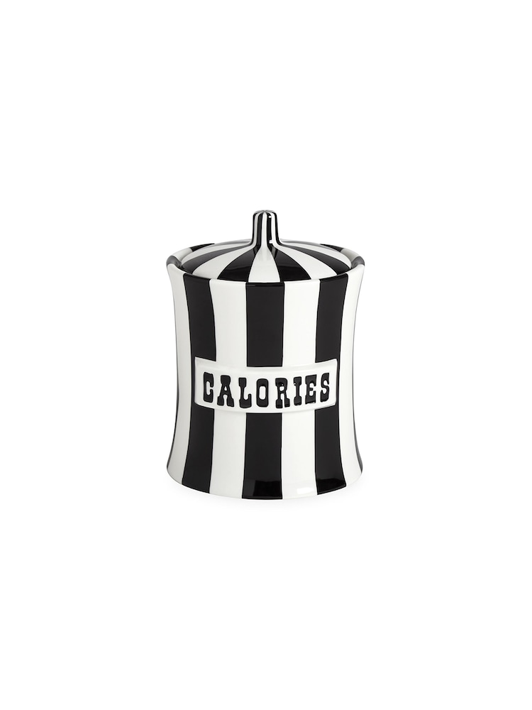 Jonathan Adler Black Vice Calories Canister - Image 3 of 3