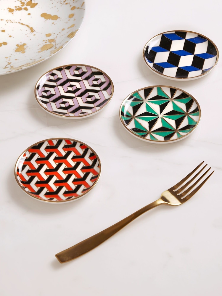 Jonathan Adler Set of 4 Versailles Coasters - Image 1 of 3