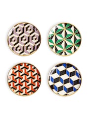 Jonathan Adler Set of 4 Versailles Coasters - Image 2 of 3