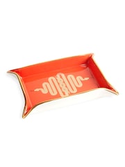 Jonathan Adler Orange Snake Valet Tray - Image 4 of 5
